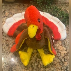 TY Beanie Baby Gobbles 1996 Turkey Thanksgiving